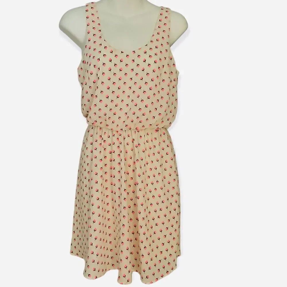 Nordstrom Lush Floral Mini Dress Size S